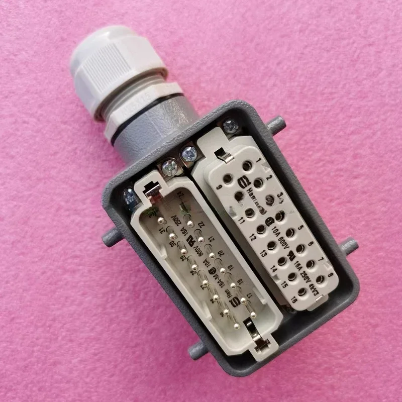 Connector 09200162612 male plug HAN-16A-M precision small P16A/250V