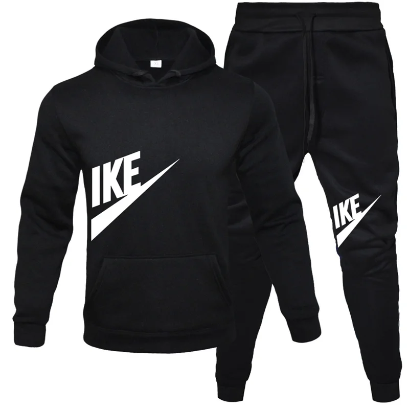 Men's Hoodies for Men Clothing Splash Ink Sweatshirt Suit Man Tracksuit Pant Sets New in Hoodies & Sweatshirts Sports Suits Set