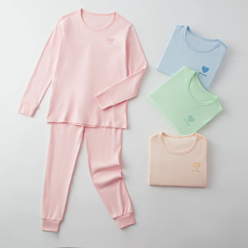 100% Cotton Girls Pajamas Sets Kids Toddler 7 8 9 10 11 12 13 14 15 16 17 18 Yrs Teen Children Pyjamas Winter Long Sleeve Pijama