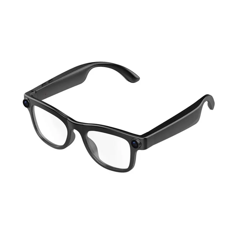 AI Smart Camera Glasses, Fashion Video Eyewear With Voice Assistant Bluetooth Translator For Vlogg, Music,Cycling,Call DTC7