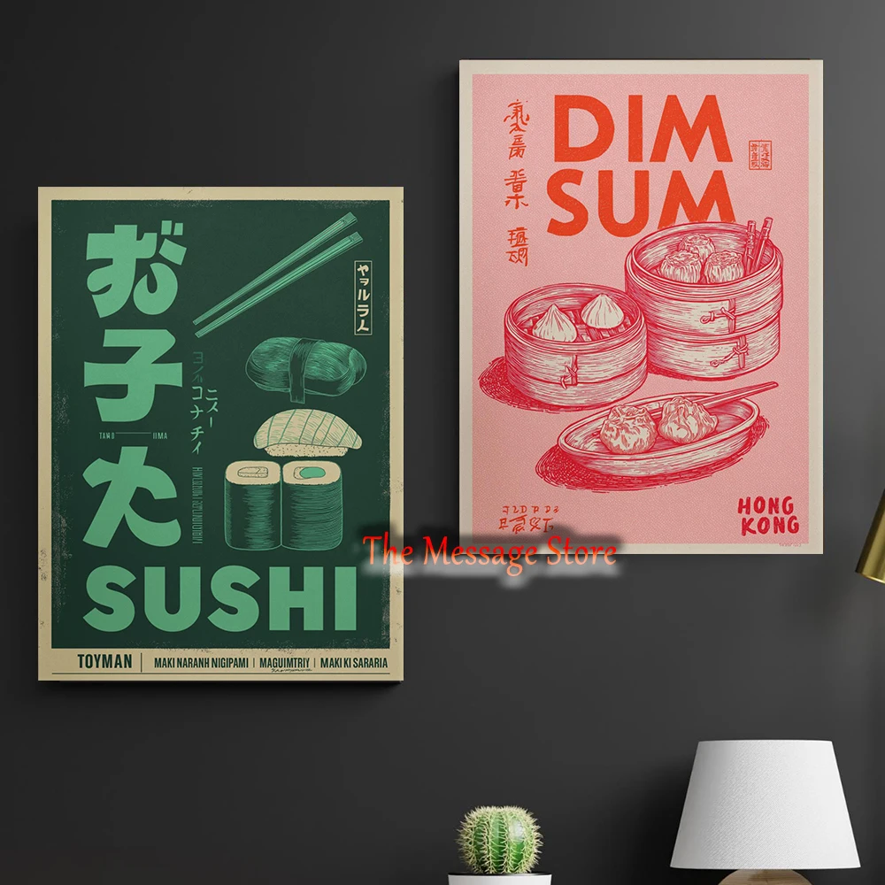 Japanese Lifestyle And Food - Dim Sum Hong Kong Sushi Retro