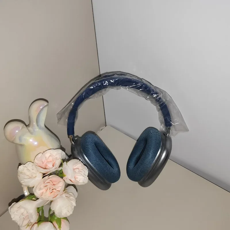 سماعة رأس بخاصية البلوتوث Air maxP9 قابلة للسحب، ميكروفون ألعاب لاسلكي خارجي، تقليل الضوضاء، سماعة بلوتوث 5.3