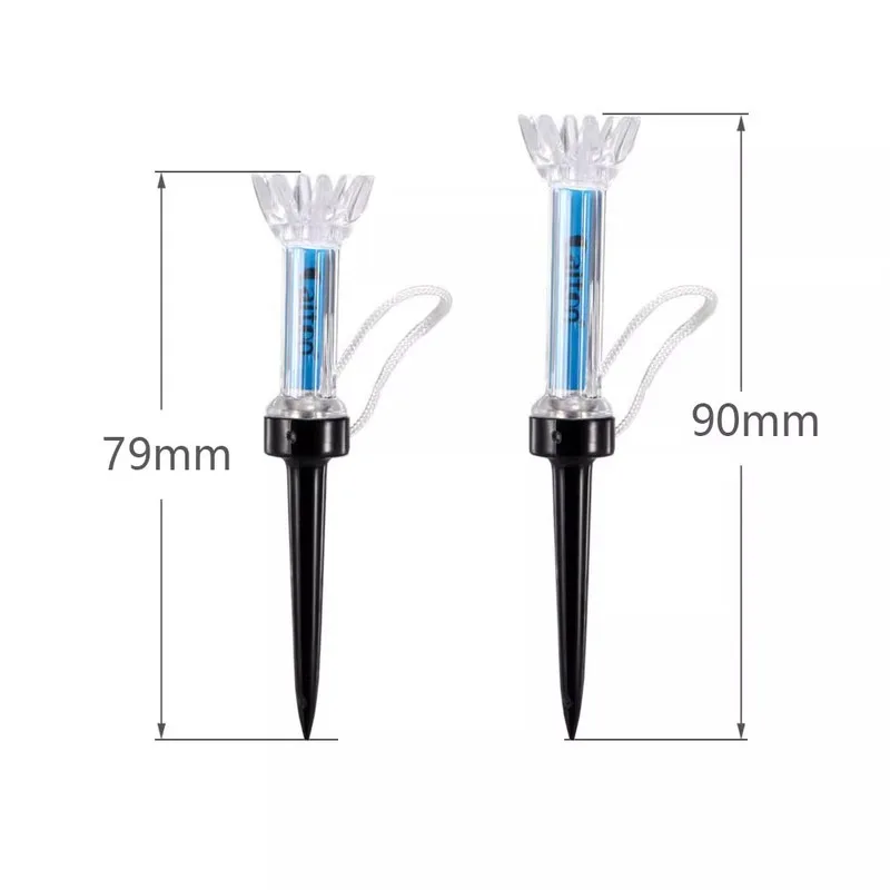 Magnetic Golf Tees 79/90mm Plastic Ball Tees 5Pcs Box Set Golf Accessories for Driver Irons Practice Stable Durable
