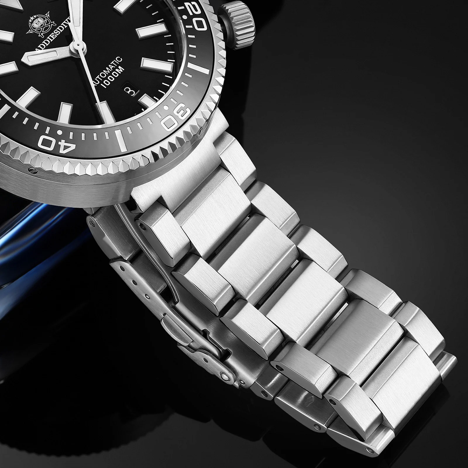 ADDIESDIVE AD2523 1000M Waterproof Automatic Mechanical Watches BGW9 Super Luminous Sapphire Glass Wristwatch Relogios Masculino