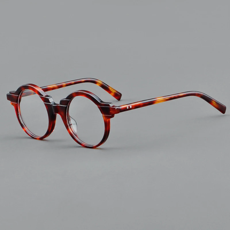 VCKA Retro Acetate Myopia Anti-blue Discolor Glasses Frames Women Men Custom Optical Prescription Luxury Eyewear -0.5 to -10