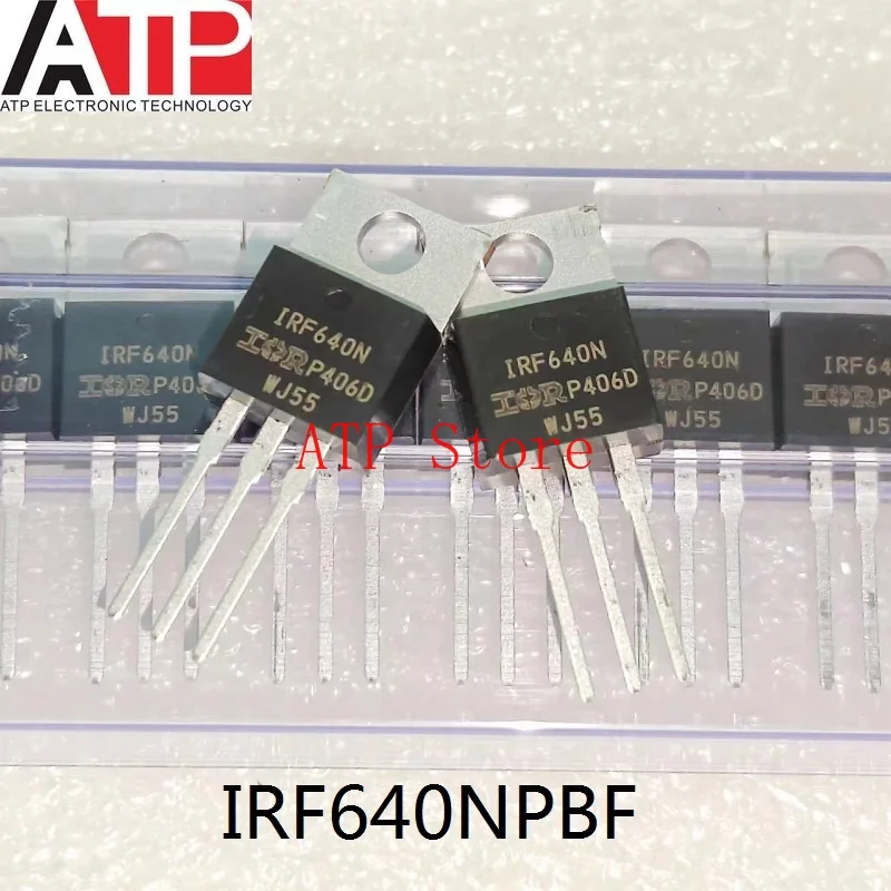 10PCS IRF640NPBF IRF640N 18A 200V 150W Imported N-Channel Power Mosfet IRF640