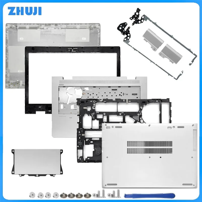 

Replace Cover For ProBook 640 G5 640 G4 LCD Back Cover Front Bezel Hinges Palmrst Bottom Case Touchpad Top Housing L09526-001