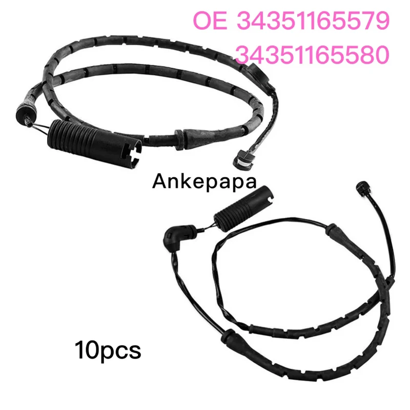 Each item 5 pcs. total 10 pcs Front+Rear OE 34351165579 34351165580 Disc Brake Pad Wear Sensor for E53 X5