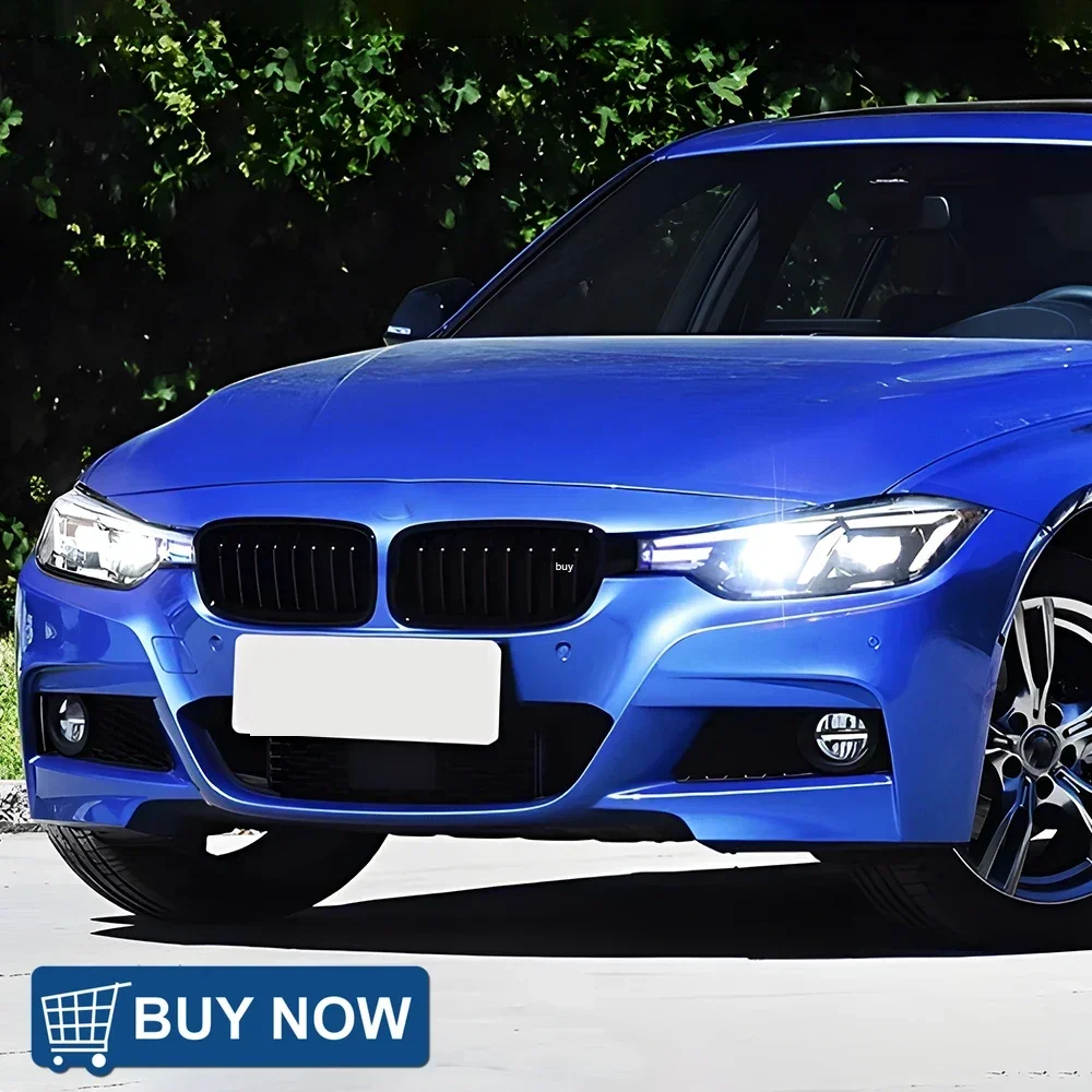 ترقية DRL العارض عدسة أداة الملحقات لسيارات BMW 3 سلسلة F30 F35 318i 320i 325i 330i 2013-2019 سيارة LED مجموعة المصابيح الأمامية #5