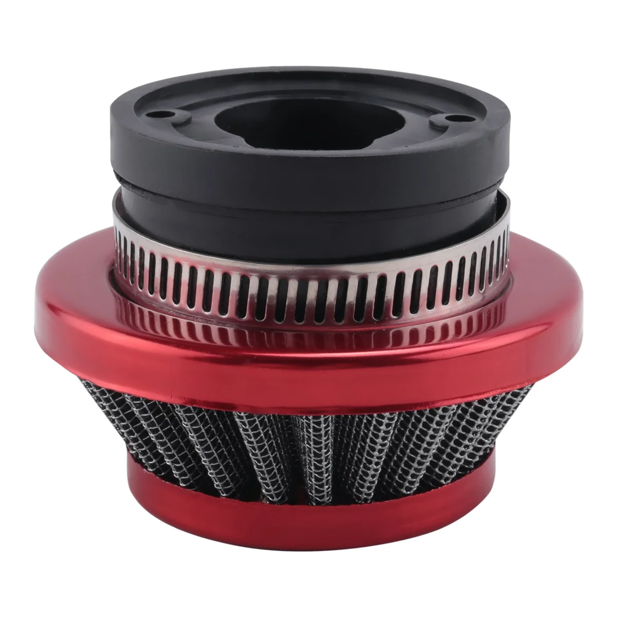 44Mm Air Filter For 47Cc 49Cc 2 Stroke Super Pocket Bike Upgrade Kit Mini Dirt Bike Atv Quad Aluminium Air Filter Set Red