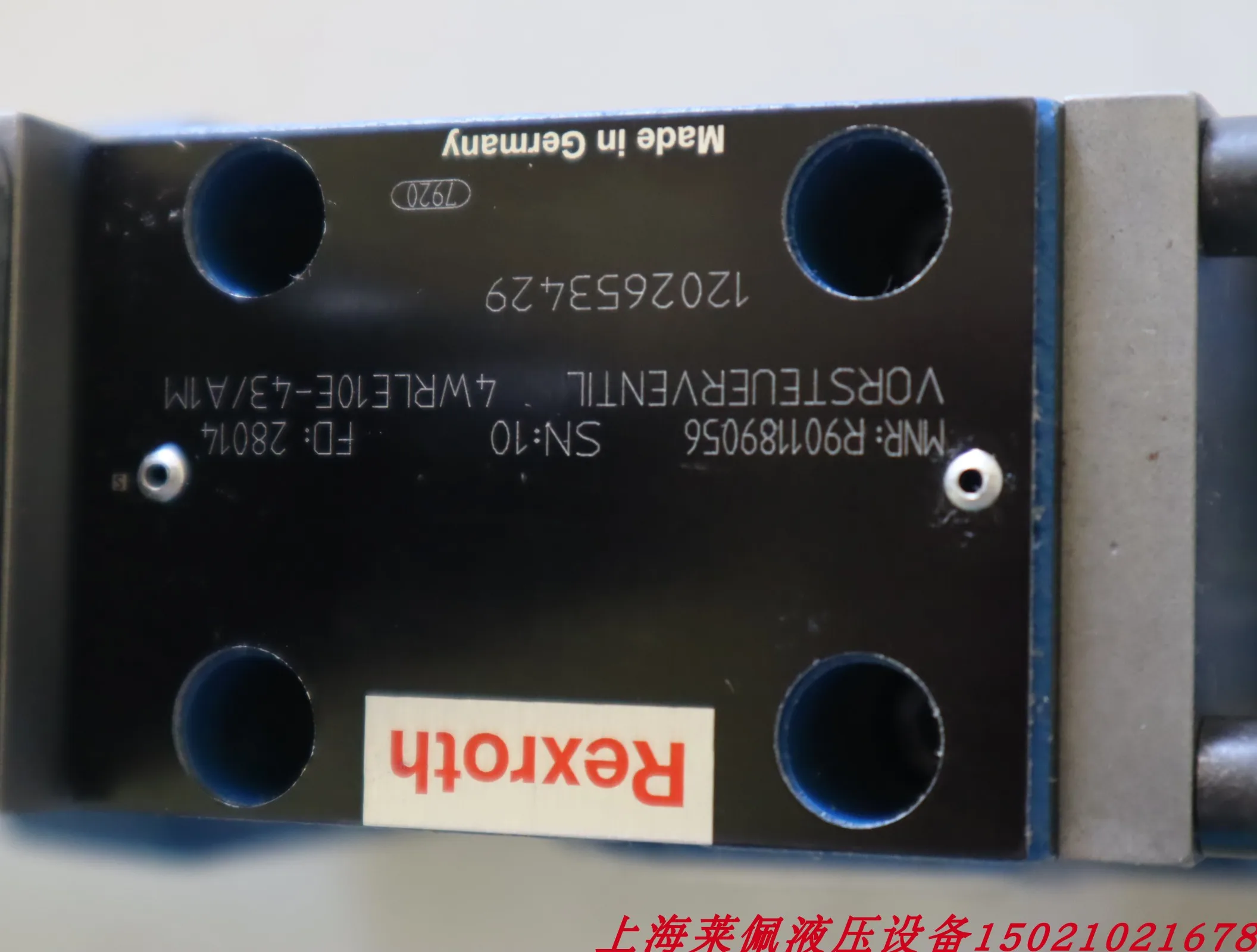 4WRLE10W6-60LJ-42/MXY/24A1 R901192806 Rexroth REXROTH Proportional Valve