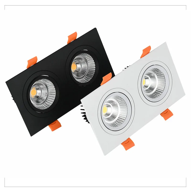 LED 다운라이트 COB 조광 가능 스팟 장식 룸 천장 램프, AC 220V LED 패널 조명, 호텔 룸 스팟 주방, 7W, 12W, 15W, 30W