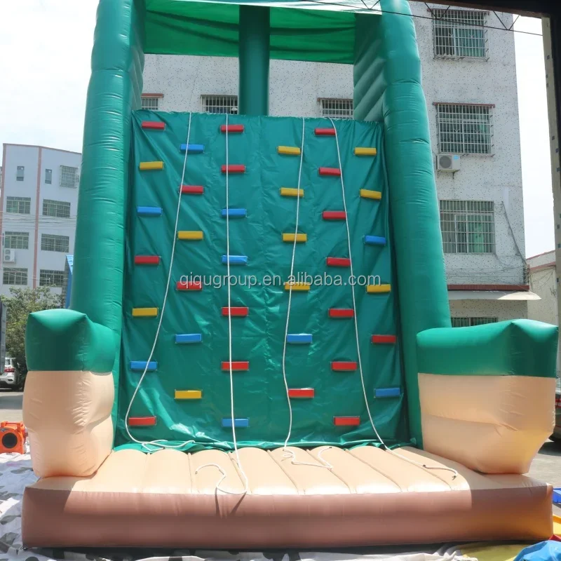 Unique Design Popular Outdoor Sports Children and Adults Inflatable Rock Climbing Hold Wall
