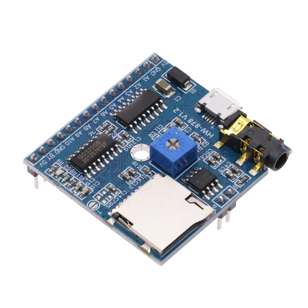 Voice playback module MP3 player trigger playback voice module compatible with Arduino