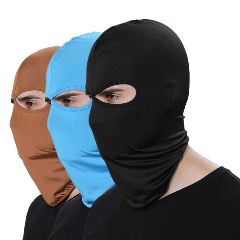 

Summer Baclava Helmet Headwear Full Face Covering Print Face Ski Mask Hood Balaclava Facemask
