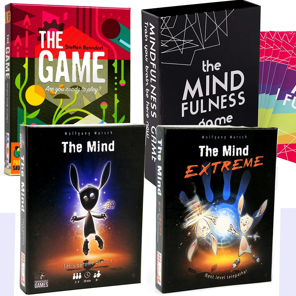 The Mind Card Game Party Card Board Game The Game The Mind Extreme Social Skills Game That Teaches Mindfulness Origin Size