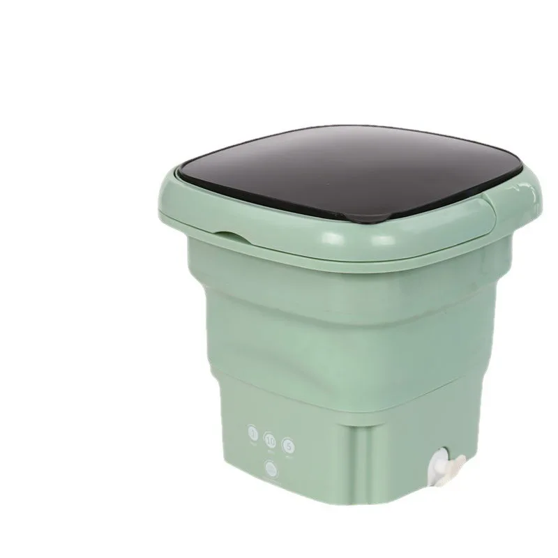 AC110-240V 휴대용 세탁기 속옷 건조기 버킷 양말 의류 세탁기 캠핑 접이식 미니 세탁기 세탁기