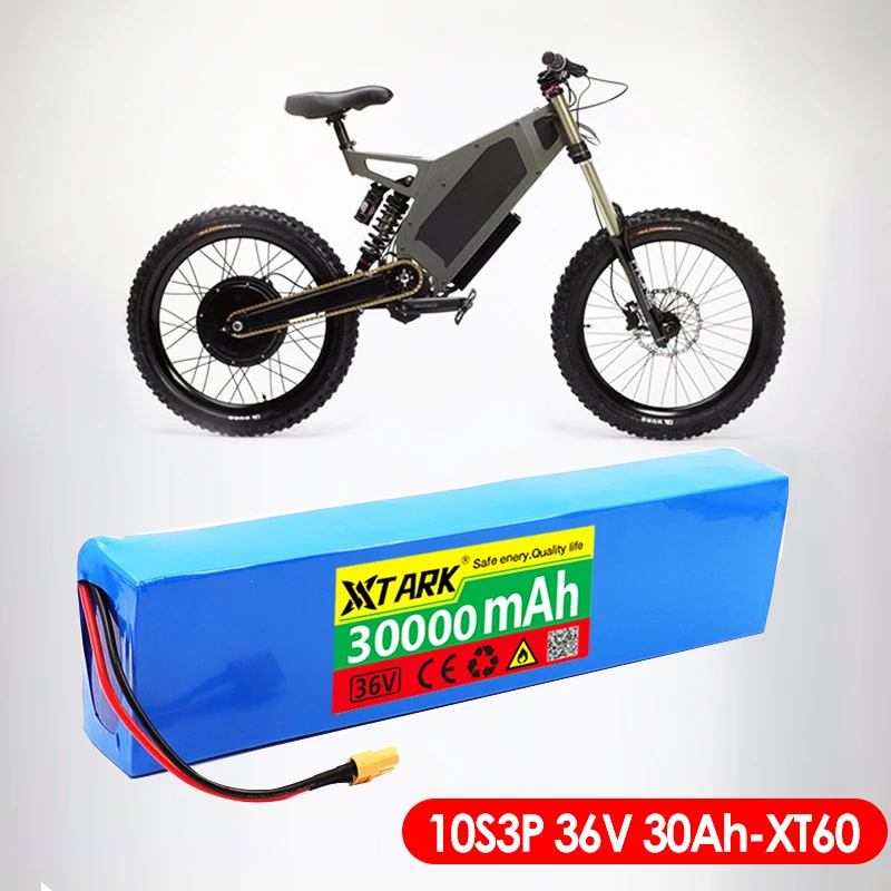 36 فولت 30000mAh 10S3P 18650 بطارية ليثيوم حزمة 500 واط عالية الطاقة 42 فولت ل دراجة سكوتر كهربائية BMS 30A 36 فولت بطارية lifepo4