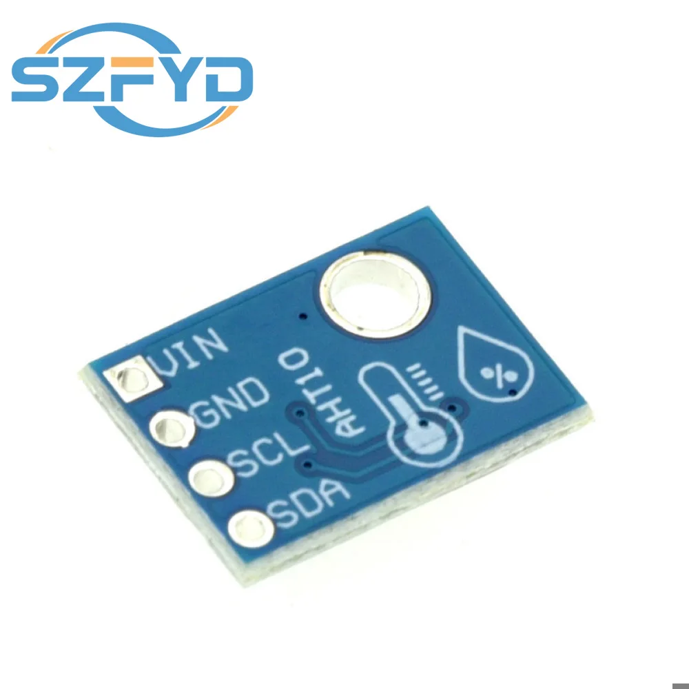 Modul Sensor Suhu & Kelembapan Digital AHT10 Presisi Tinggi - Komunikasi I2C - Pengganti Ideal untuk DHT11, SHT20, AM23