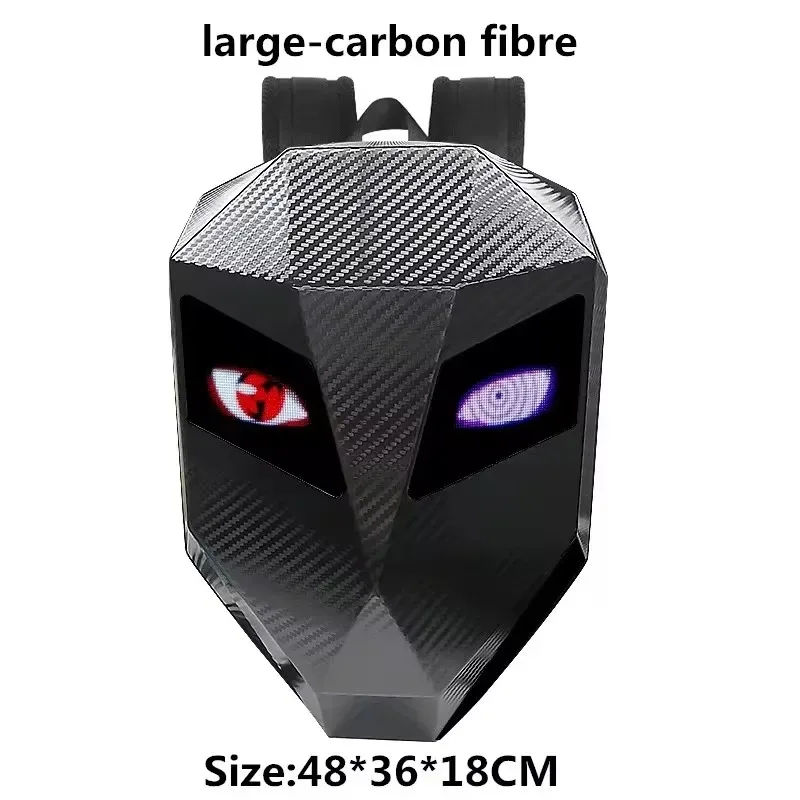 LED Travel Backpack For Men Hard Shell Motorcycle Cycling Helmet eye Backpack for woman Business Travel school Laptop Backpack