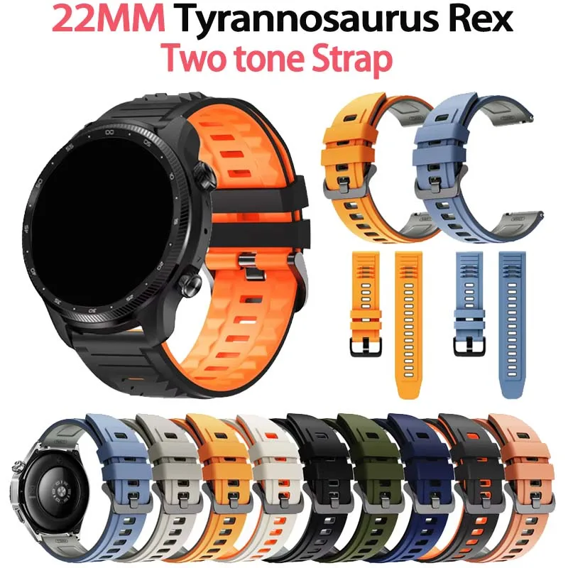 Correa de repuesto para reloj Garmin Forerunner 970, 965, 955, 945, 935, 745, MARQ, pulsera deportiva de silicona de dos tonos, 22mm