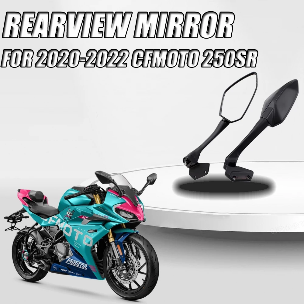 

For CFMOTO CF 250SR SR SR250 2020-2022 Motorcycle Rearview Mirror Mmotorcycle Side View Mirror Clear View Universal Suitable