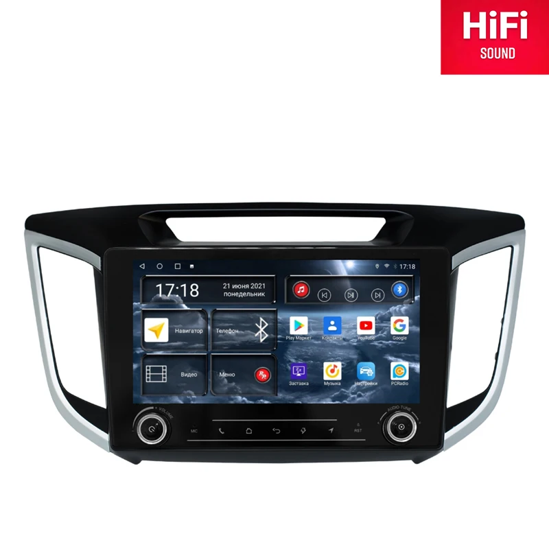 Car DVD car radio redpower 75025 HiFi for Hyundai Creta 1 generation, GS (06.2015-08.2020)