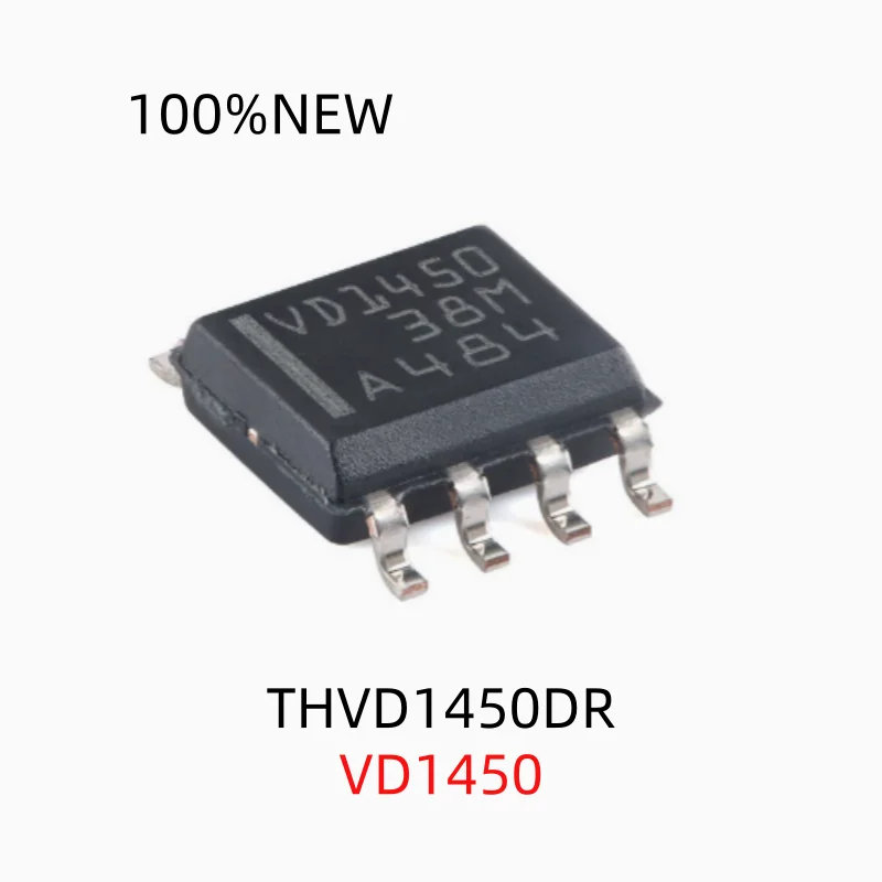 (10Pcs)100% New Thvd1450Dr Vd1450Dr Sop-8 Features ±18Kv Iec Esd Protection Rs-485 Transceiver Chip Ic