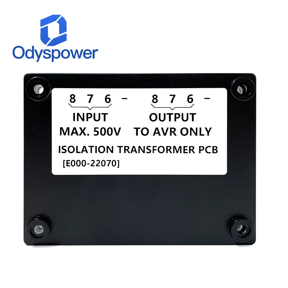High Quality E00-22070 Power Isolation Transformer Input 500v Voltage Regulator to Electric Generator Shaluo