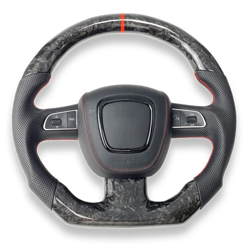 

Customized Car Interior Forged Carbon Fiber Steering Wheel A5 S5 2010