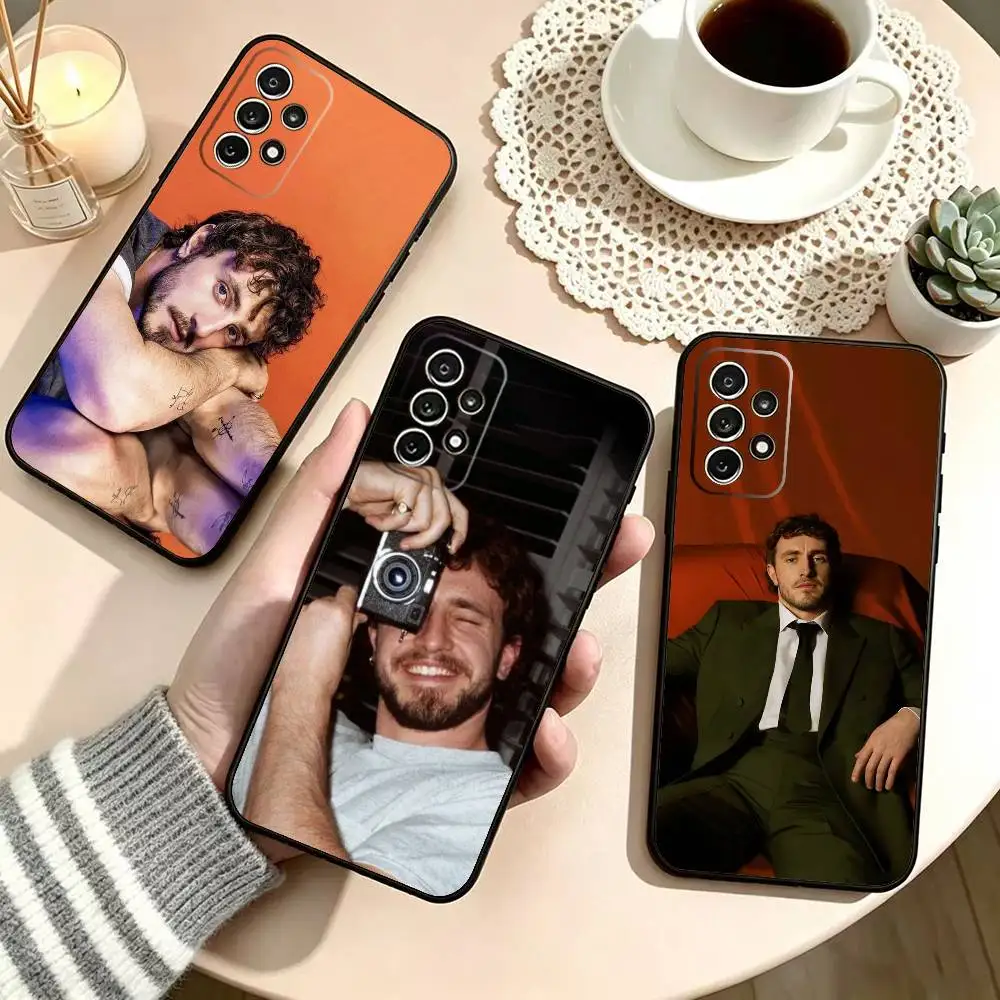 P-Paul M-Mescal Phone Case For Samsung S25,S24,S21,S22,S23,S30,Ultra,S20,Plus,Fe,Soft Silicone Black Cover