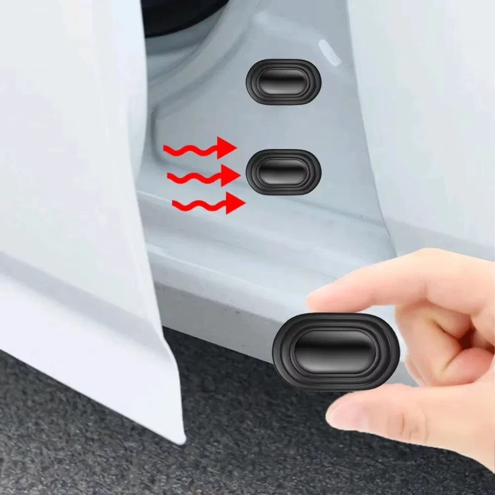 

10PCS Car Door Bumper Protector Stickers Universal Shock Absorbing Mute Shock Noise Gaskets Bumper Protector for Cars Trucks SUV
