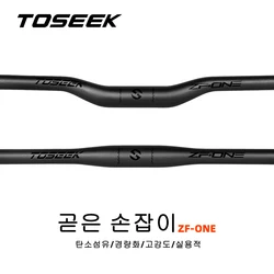 TOSEEK ZF-ONE Mtb Carbon Lenker Fahrrad Lenker 31,8*580-720/740/760mm Matt Schwarz Lenker für Mountainbike Zubehör