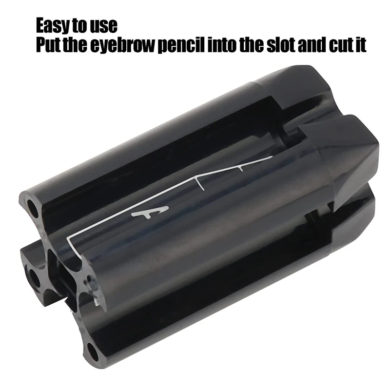 Sacapuntas para lápiz de cejas, 4 en 1, pico de pato, cosmético