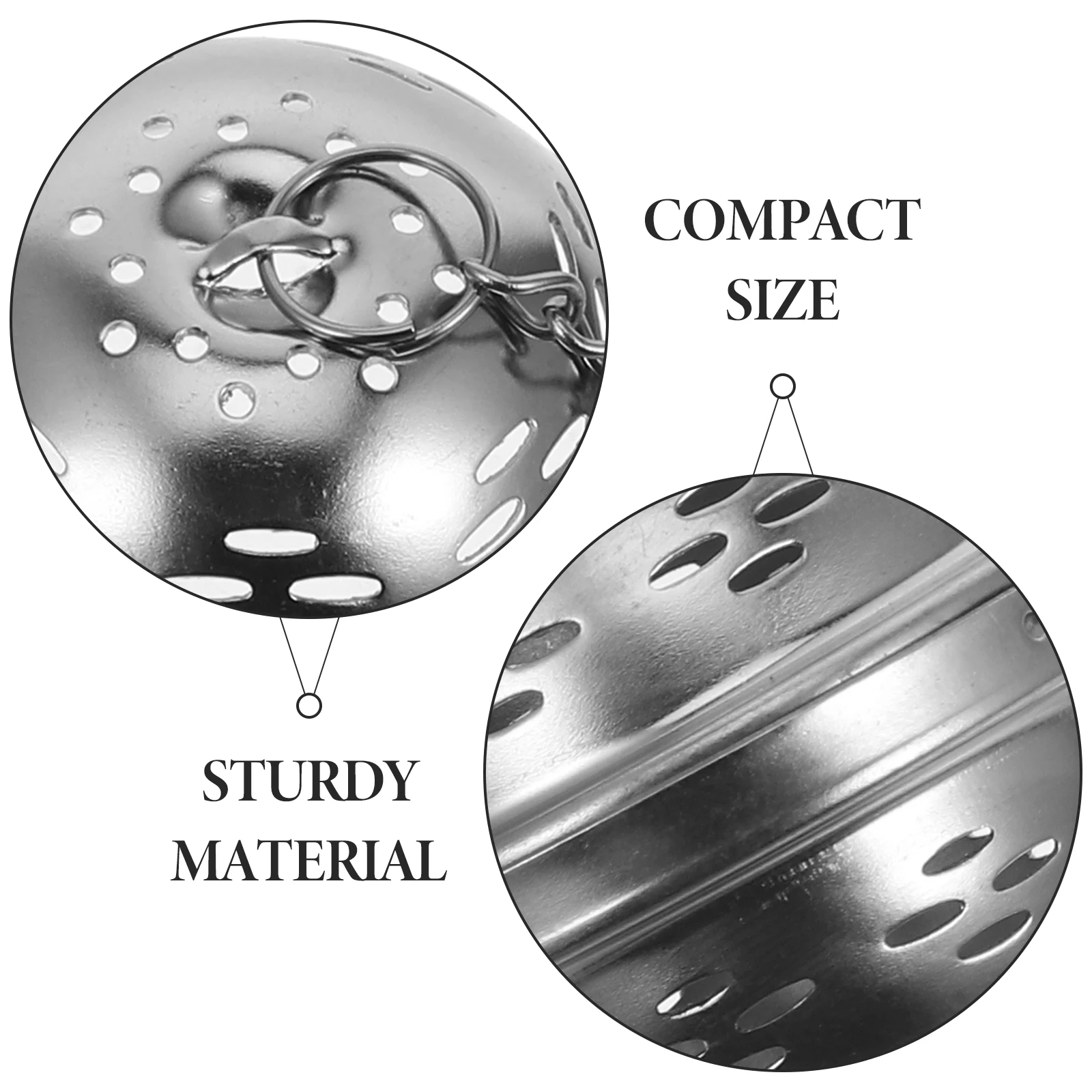 

4.2Cm Stainless Steel Tea Infuser Strainer Seasoning Filter Ball Soup Cooking Spice Basket Reusable Leak Proof Compact Kitchen
