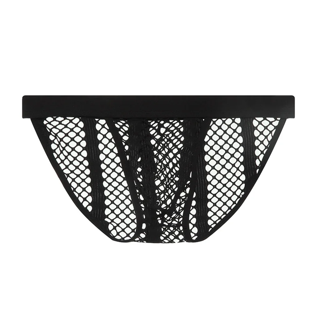 

2022 Brand New Underwear Male G-string Gays Underwear Good Stretchy Hollow Mens Mesh See-through Sissy Panties