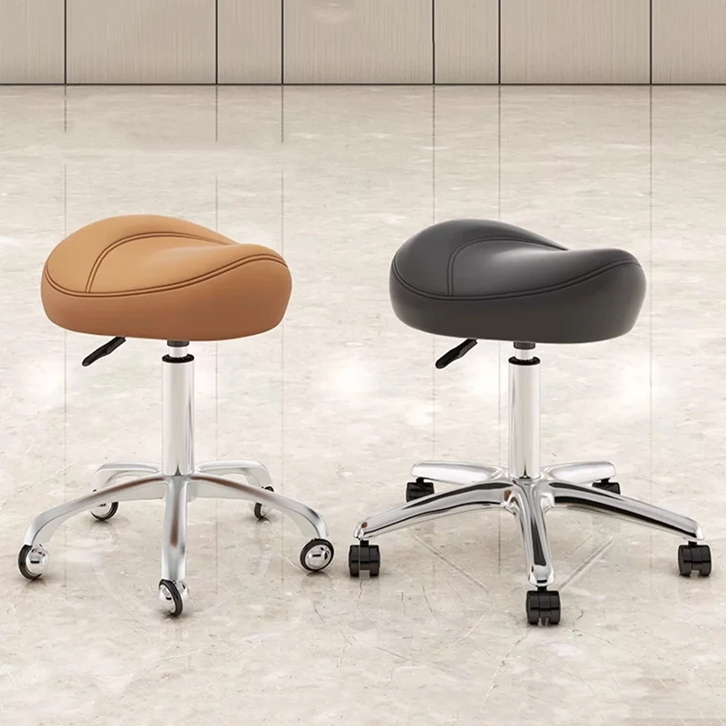 

Salon Furniture Rotating Barber Stool Lifting Makeup Chair Beauty Stool Multifunctional Pulley Stool Nordic Creative Mobile Seat