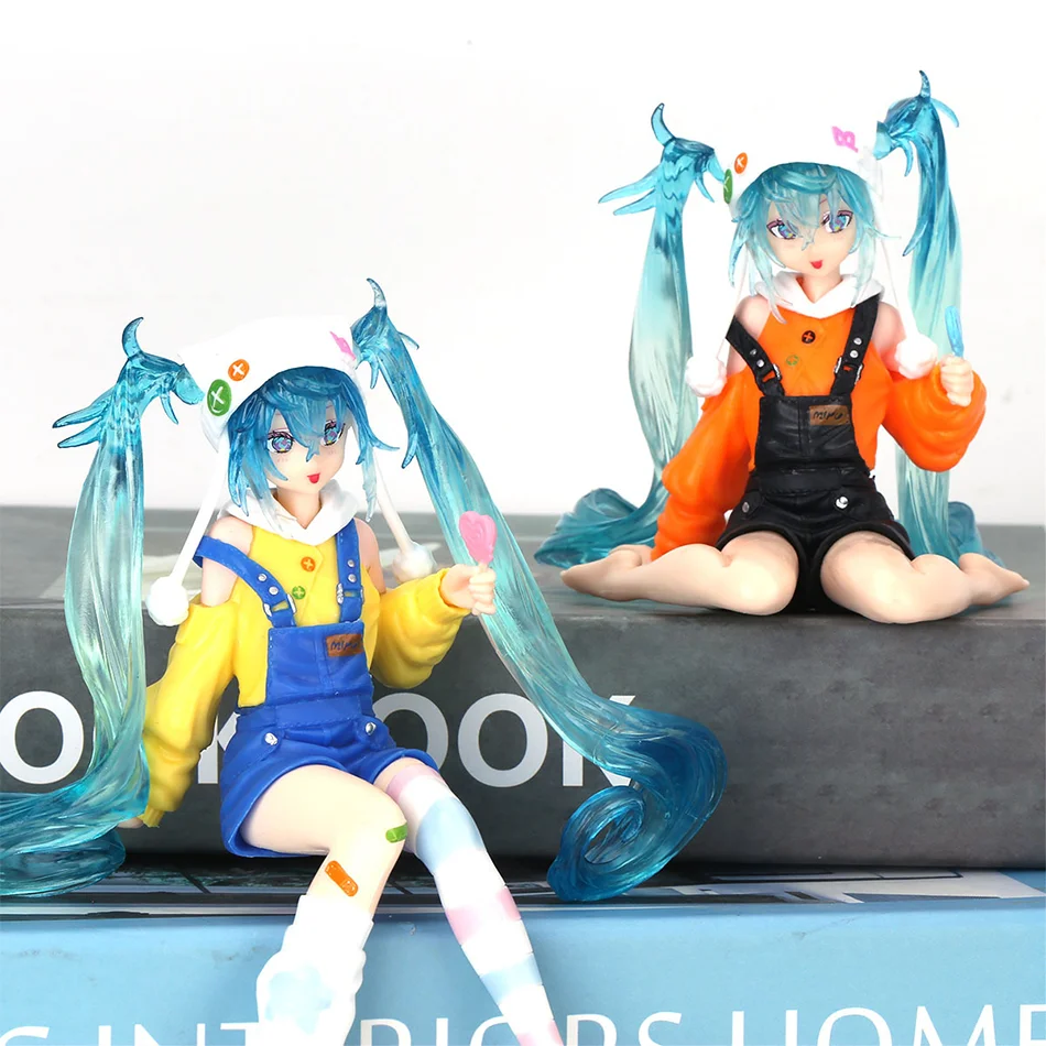 En Stock FuRyu Noodle Stopper Hatsune Miku -Lollipop Ver.- PVC 15CM Anime figuras de acción modelos colección Juguetes