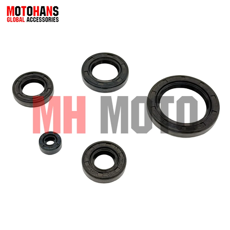 

OIL SEAL SET 5PCS/SET ACCESSORIES FOR HONDA CGL125 TOOL AKT125 22*35*7 20*34*7 16*28*7 14*28*7 6.5*14.5*7
