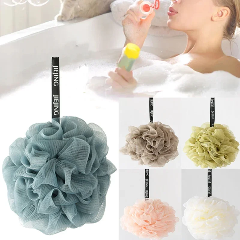 Large Size Bath Loofah Remove Mud Sponge Cute Rubbing Towel Foaming Wash Shower Super Soft Flower Bath Ball Mesh Sponge