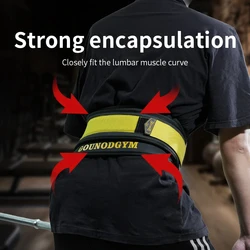 Pas Fitness w podnoszeniu ciężarów ciężki sprzęt treningu wysoka intensywność przysiadzie martwego ciągu nylonowa talia wspierać pogrubienie pleców