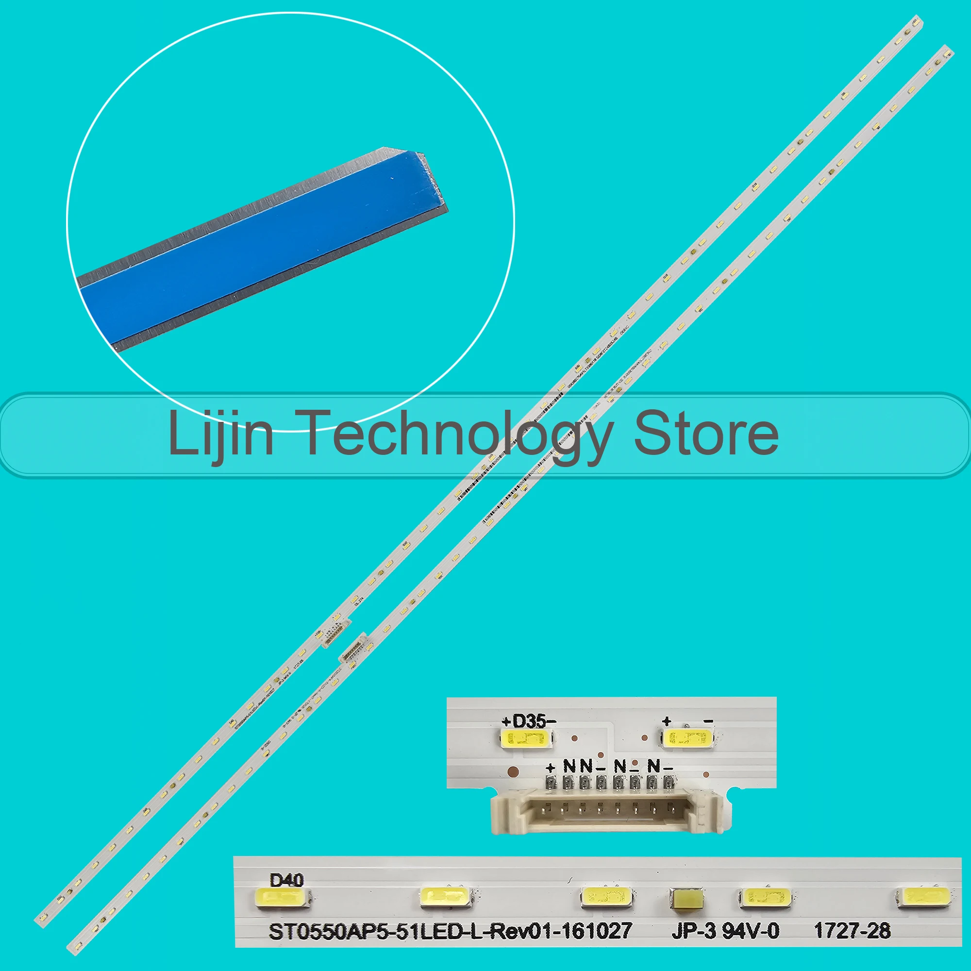 LED Strip For KD-55X7000E KD-55XE7002 KD-55XF8096 KD-55XE7005 KD-55XE7093 XBR-55X800E KD-55XE8596 KD-55X8500G KD-55XE7002