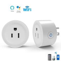 Smart Socket US Plug 10A con funzione di temporizzazione del monitoraggio dell'alimentazione le prese WiFi dell'app Cozylife funzionano con Alexa Google Assistant