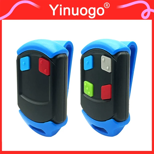 Imagen 1 del producto NOVA Code Hopping Control remoto 433MHz reemplazo Centsys Centurion NOVA puerta azul Control remoto llave de apertura de puerta de garaje