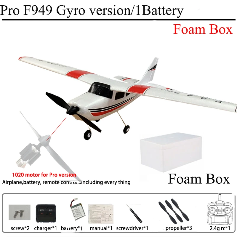 WLtoys F949 2.4G 3D6G 3Ch RC Vliegtuig Vaste Vleugel Vliegtuig Outdoor Speelgoed Drone RTF Upgrade Versie Digitale Servo F949S Met Gyroscoop