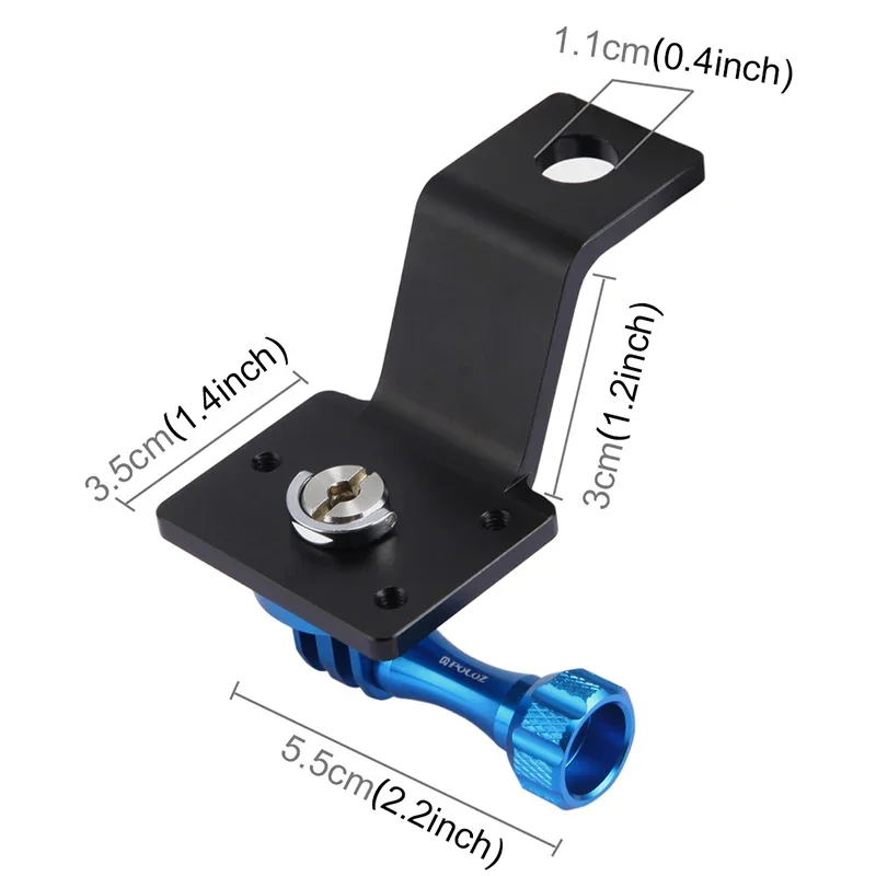 Motorcycle Tripod Mount Bracket with Screw CNC Aluminum Fixed Holder For GoPro 8 7 6 5 SJCAM DJI Osmo Action Camera Accessories