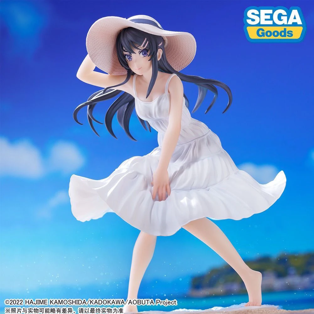 SEGA Rascal لا يحلم بفتاة الأرنب Senpai Mai Sakurajima فستان صيفي على شكل جائزة، JP أصلي/متوفر شحن سريع، ABS #3