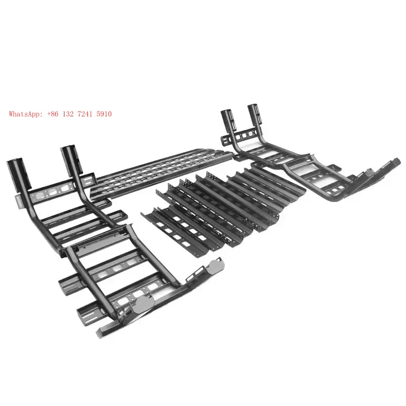 

Factory Direct 4x4 Universal Adjustle Roll Bar Steel Cer Cage Truck Bed Rack Ladder Ute Tub Rack for Ranger F150 Hilux D-max