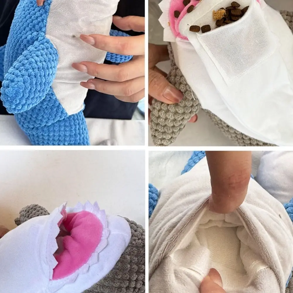 

Pet Vocal Toy Dolphin Squeaky Dog Toy Bite-resistant Animal Shape Pet Squeeze Sound Toy Soft Portable Pet Chew Plush Toy Gift