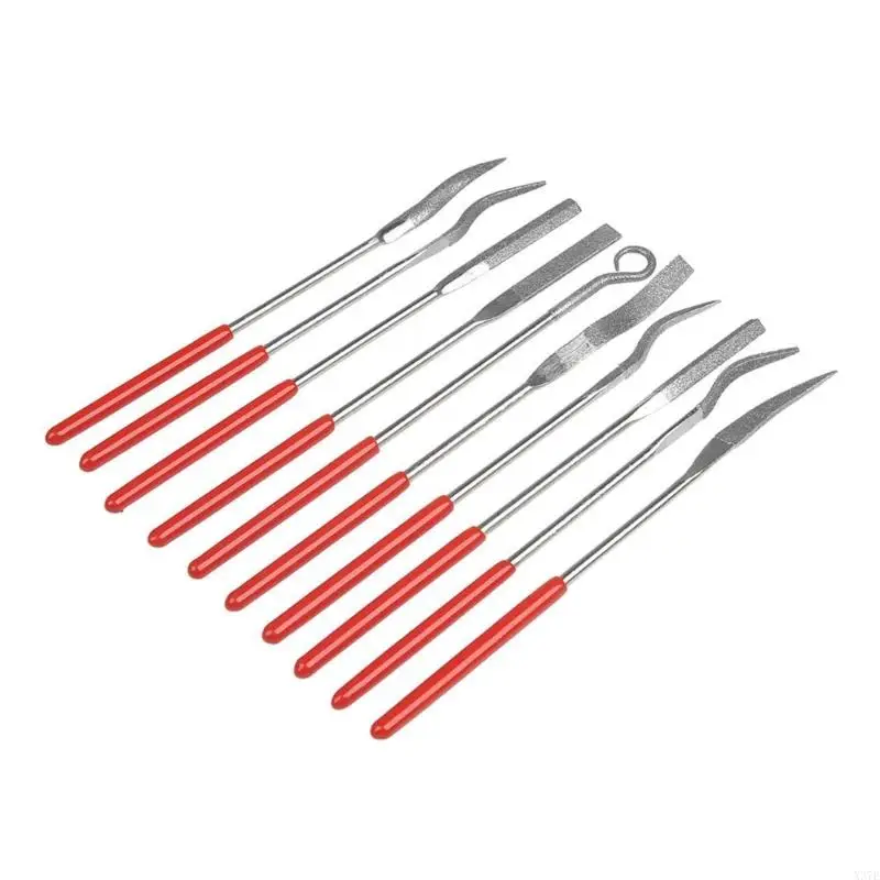 X37E 10pcs Assorted Mini Diamond Plik